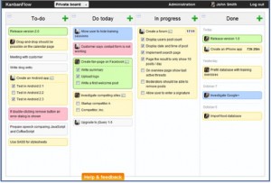 Tablero Kanban Flow herramienta online para trabajar tableros kanban