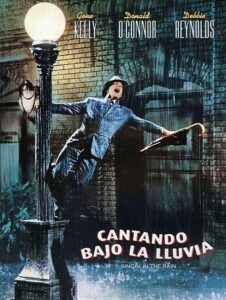 Cartel original de la película Cantando bajo la lluvia
